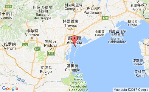 意大利港口威尼斯venice港口地圖