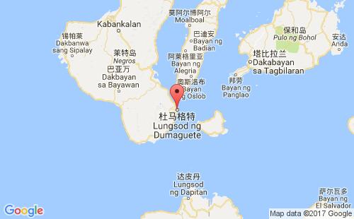 菲律賓港口杜馬格特dumaguete港口地圖